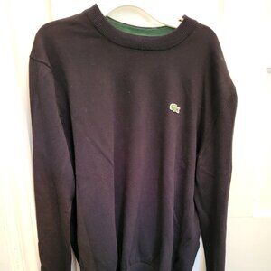 Men Black Lacoste sweater